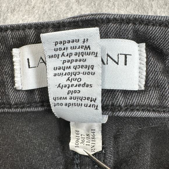 Lane Bryant Jeans Womens Size 16L Black High Rise Ultimate Stretch Skinny Curvy - Picture 8 of 12